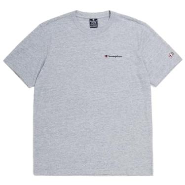 Imagem de Champion Camiseta masculina, Powerblend, macia, gráfica, camiseta mais confortável para homens, Cinza fumê mesclado, XXG