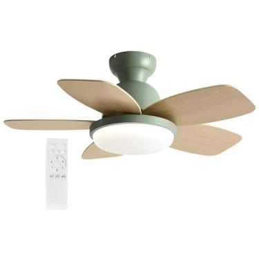 Imagem de Ventiladores De Teto Com Luzes, Ventilador De Teto Moderno Com Controle Remoto, Ventilador De Teto Com Motor Reversível, Silencioso (Color : Style 5, Size : 42in)