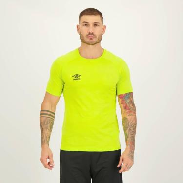 Imagem de Camisa Umbro Blend Tape Verde Limão-Masculino