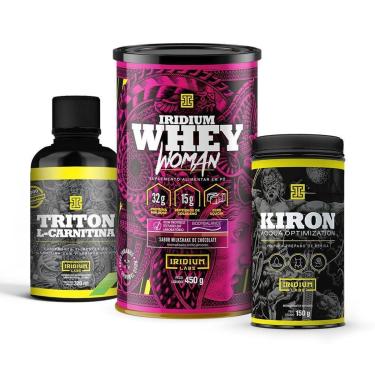 Imagem de Whey Protein Woman 450g + Kiron + Triton - Iridium Labs-Unissex