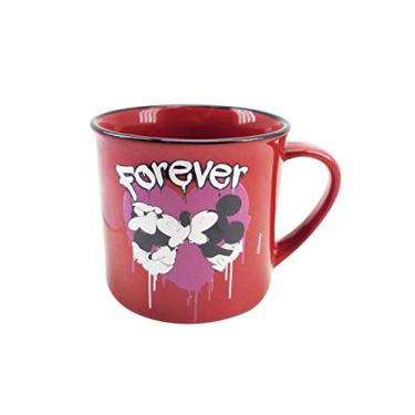 Imagem de Caneca de Porcelana Vermelha Mickey e Minnie “True Love”