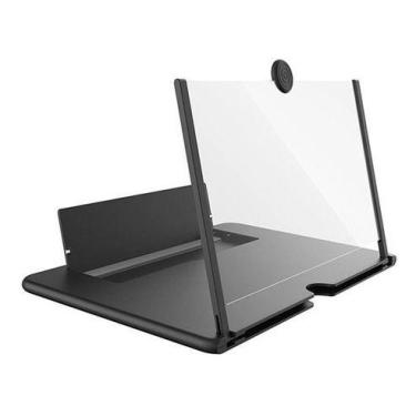 Imagem de Lente De Aumento Tela 3d Suporte Ampliadora Zoom Celular F3 - Mrvendas