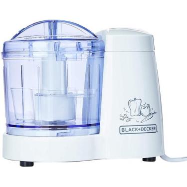 Imagem de Mini Processador de 1 Velocidade Branco 127V KPMHC31T Black + Decker, 