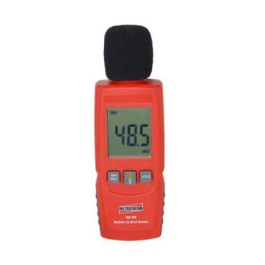 Imagem de Decibelímetro Digital Sonoro 30 A 130db Máx Mín Hold Microfone Alarme 