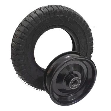 Imagem de Pneus Carreta Reboque Motos Medida 3.75-8 + Roda Rolamento - RX TIRES