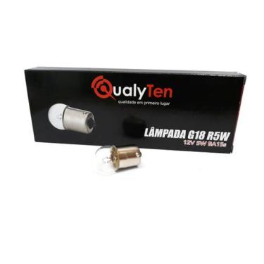 Imagem de Lâmpada 67 halogena 5w - 12 volts ba15s - comum - unidade - QUALYTEN