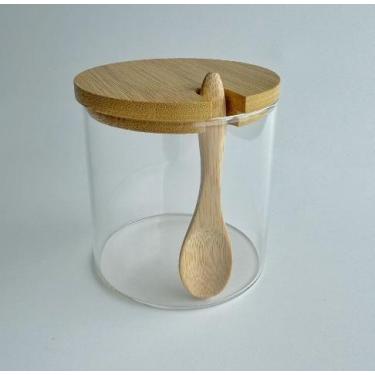 Imagem de Porta Condimentos de Vidro 280ml Com Colher  - COSY