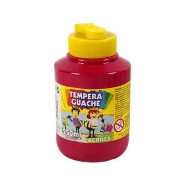 Imagem de Tinta tempera Guache 250ml Acrilex A Escolha,  Magenta