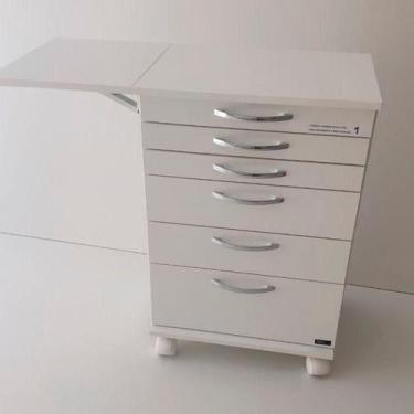 Imagem de Móvel Odontológico Deki - Mesa Auxiliar Com Aba Retrátil - Deki Móveis