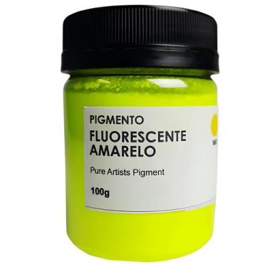 Imagem de Pigmento Artistico Puro Cromacolor 9887 Amarelo Fluorescente 100g