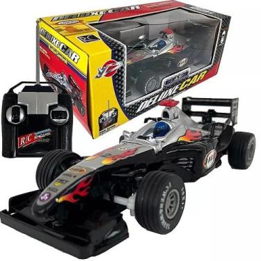 Imagem de Carrinho de Corrida Fórmula 1 com Controle Remoto Deluxe Car F1 Preto 