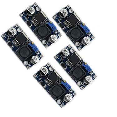 Imagem de Kiro&Seeu 5 peças LM2596 LM2596S DC-DC Step Down Variável Volt Regulador Entrada 3,0-40V Saída 1,5-35V Conversor Buck Ajustável Módulo de Fonte de Alimentação Estabilizador de Tensão Eletrônico