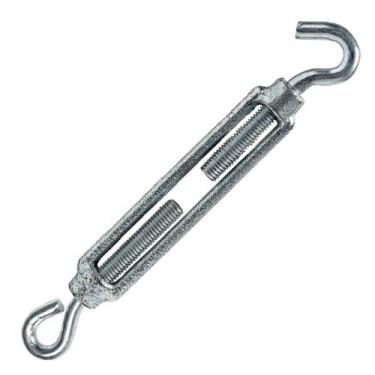 Imagem de Kit com 10 Esticadores com Cabo de Aço Gancho X Olhal 1/4" M6 - Siva