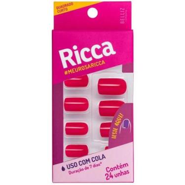 Imagem de Unhas Postiças Ricca Rosa Magia 1329