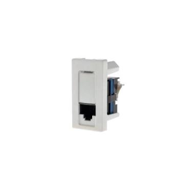 Imagem de Tomada dados rj45 cat.5 1m branca 615045bc pial plus+ - LEGRAND