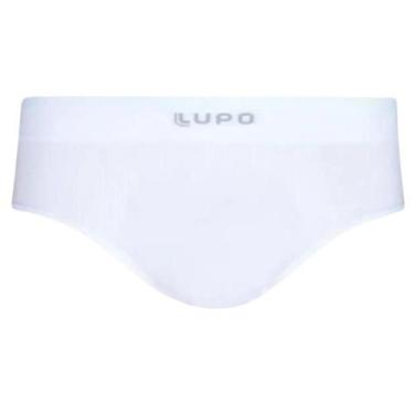 Imagem de Cueca Slip Masculino Lupo Micromodal 681 Premium Sem Costura, Branco, 