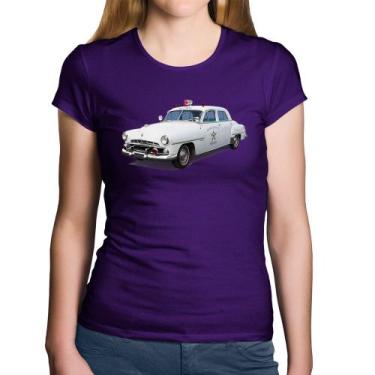 Imagem de Baby Look Algodão Sheriff Car - Foca na Moda, Roxo, P