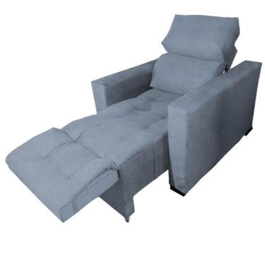 Imagem de Poltrona do Papai Retrátil e Reclinável Madri Grafitte - Moveis Águias