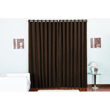 Imagem de Cortina Duda Para Varão Simples 4 Metros x 2,80 Tecido Oxford - Rose J