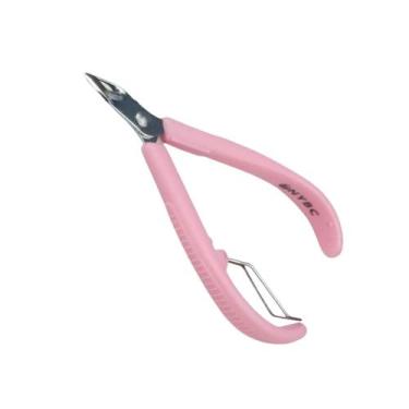 Imagem de Alicate de Cutícula Cabo Plástico 10,3cm - NYBC, Rosa
