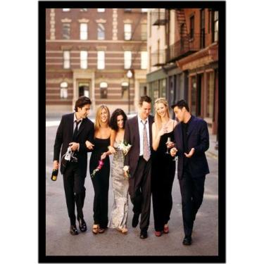 Imagem de Quadro Decorativo Cinema Séries Friends Filmes Quartos Salas Com Moldu