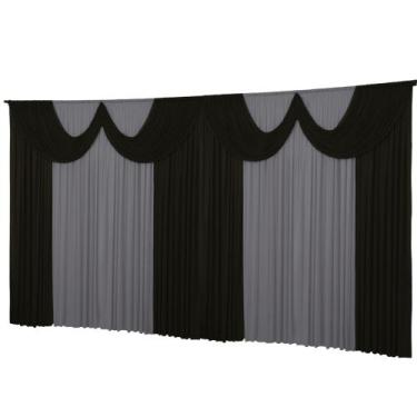 Imagem de Cortina Para Igreja 6 Metros Tecido Poliéster Premium Decora - Dennis 