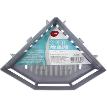 Imagem de Suporte para Shampoo Organizador sem furos na parede - Yaay, Cinza