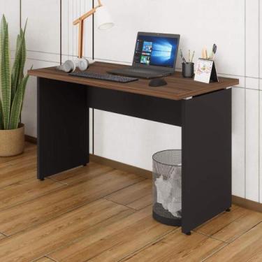 Imagem de Mesa Escrivaninha 1,20m x 60cm Pé Painel Málaga Pr F5 Office - F5 Offi