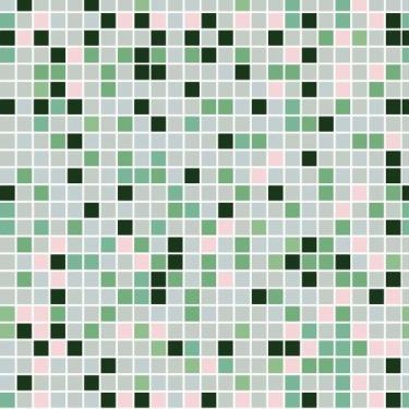 Imagem de Papel de Parede Autocolante Pastilhas Quadriculadas Em Tons De Verde E