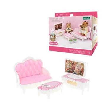 Imagem de Casa de Bonecas em Miniatura 1/12 - Família de Animais da Floresta com