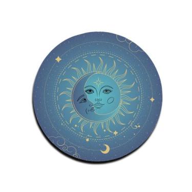 Imagem de Mouse Pad Neoprene 3mm 20x20cm Sol e Lua - Presente-Brinde