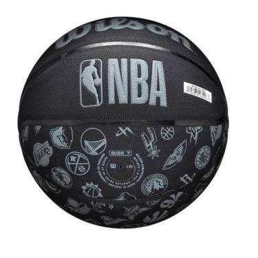 Imagem de Bola De Basquete Nba All Team - Black - Tam 7 - Wilson
