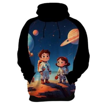 Imagem de Moletom Casaco Cri.anças Astronautas Planetas Galáxias 10 - Enjoy Shop