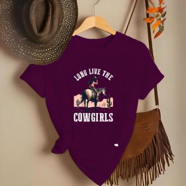 Imagem de Camiseta Feminina Country Look Country T-shirt Roça Agro Rodeio Boiade
