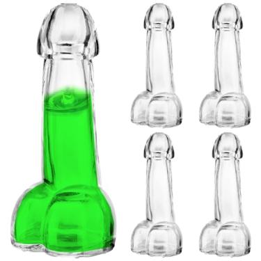 Imagem de WGXX Conjunto de 4 copos de dose engraçados de despedida de solteira, copos de cristal exclusivos para lembrancinhas de festa, copos de coquetel de tequila, para presentes de despedida de