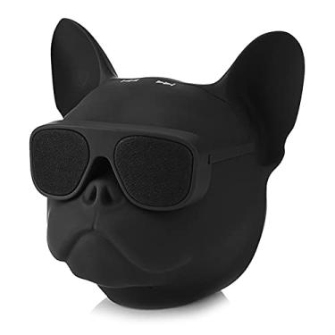 Imagem de Alto-falante Sem Fio de Buldogue Francês, Alto-falante de Cabeça de Cachorro Bluetooth, Mini Alto-falante Portátil Externo, Super Baixo Estéreo, Alto-falante Personalizado para
