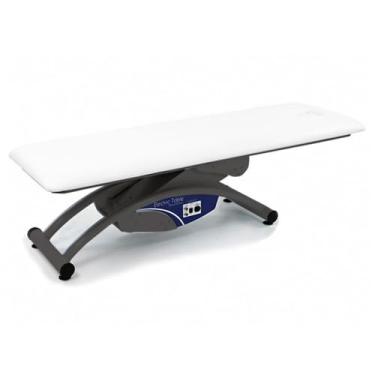 Imagem de Maca Elétrica com Orifício para o Rosto e Regulagem de Altura Base Preta - Arktus - Branco