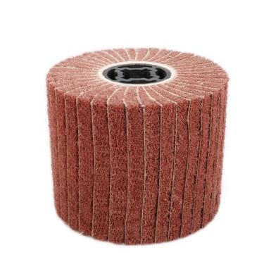 Imagem de Roda de polimento de aço inoxidável, polimento de metal, abrasivos, escova, rolo, ferramentas de polimento, 120x100x19mm, 320 grãos, 1