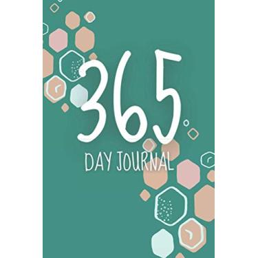 Imagem de 365 Day Journal - One Page A Day | Unlined | Undated | 6x9 Daily Dairy | Teal Abstract Pattern Cover: Daily Diary for 365 days of Journaling. Gift for Family and Friends