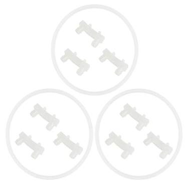 Imagem de 3/Pack Seal White O-Ring & 9/Pack Rubber Bushing Shock Pad FOR Magic-bullet 250W blender Substituição anel de vedação juntas modelo MB1001 MB-1001B MBR-1101 MBR-1701 MBR-1702 MBR-0301
