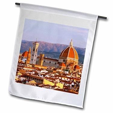 Imagem de 3dRose Duomo Santa Marie Del Fiore, Igreja, Florença Itália - Brian Jannsen - Bandeira de jardim, 30 x 45 cm