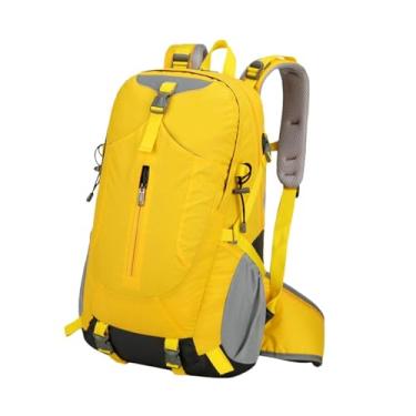 Imagem de UGPLM Caminhadas mochila escalada mochila saco de esportes grande capacidade caminhadas mochila daypack para correr caminhadas caça ao ar livre bicicleta, Amarelo
