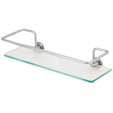 Imagem de Porta Shampoo Vidro Hidrolar Com Haste 40X10Cm