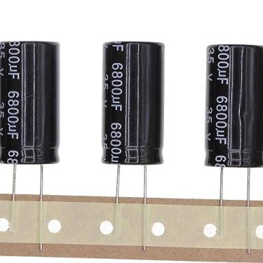 Imagem de 10PCS 35V 6800UF Capacitor eletrolítico de alumínio plug-in 18x35 18 * 35mm 35 Volt 6800 UF