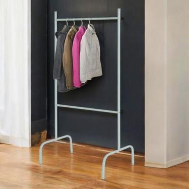 Imagem de Cabideiro Arara Varal De Chão Organizador De Roupa Aberto - Casa Roma