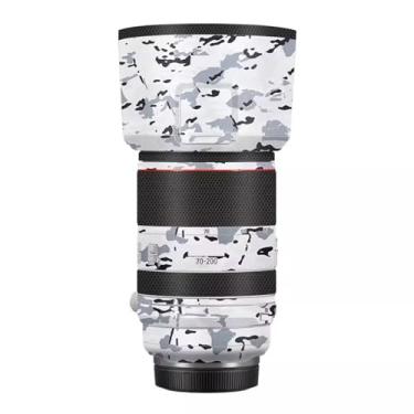Imagem de Para Canon RF 70-200 mm F2.8 L is USM Vinyl Wrap Decalque Skin Film Anti-Scratch Camera Lens Body Protective Sticker Coat 70-200 2.8 (Camuflagem de Neve)