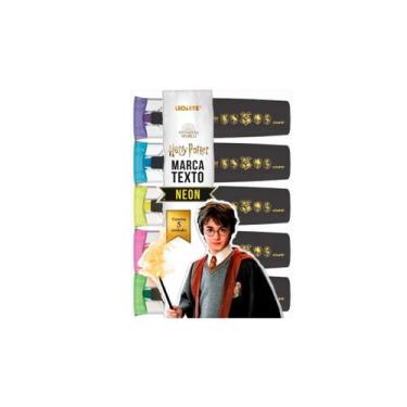 Imagem de Marca Texto Neon Soft Touch 5 Cores Neon Harry Potter LeoLeo - Léo&Léo