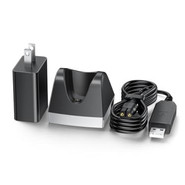 Imagem de Base de carregador de lâmina de 4,3 V compatível com barbeador elétrico Philips Norelco One Blade A00390 QP2520 Cabo de alimentação para aparador de barba OneBlade Suporte de carregamento de