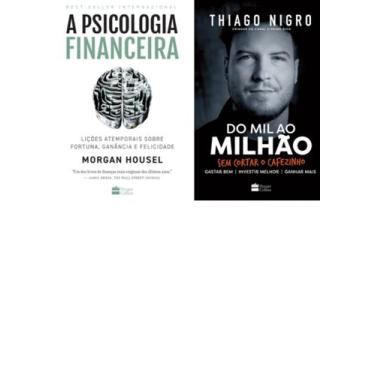 Imagem de Kit Psicologia Financeira Mil ao Milhão - HarperCollins