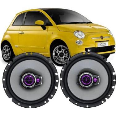 Imagem de Kit Alto Falante Pioneer Porta Dianteira Fiat 500 100w Par, Preto